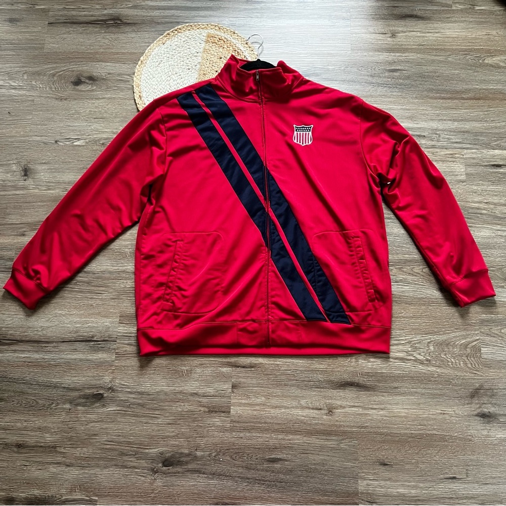 Team Apparel Olympic Committee Usa Track Jacket - image 1